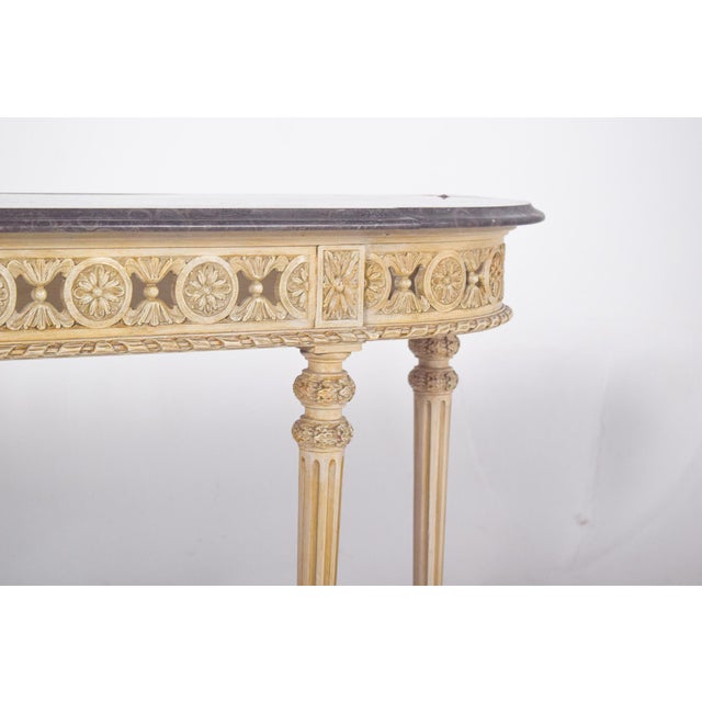 French Credenza with Marble Top For Sale - Image 6 of 9