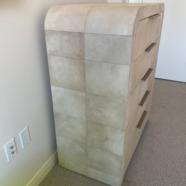 Restoration Hardware Parchment 5 Drawer Dresser Chairish