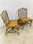 Vintage Chinese Chippendale Style Rattan Chairs For Sale - Image 10 of 10