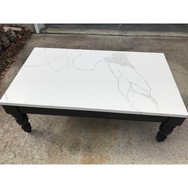 Late 20th Century Classic Vintage Marble Top Coffee Table Chairish