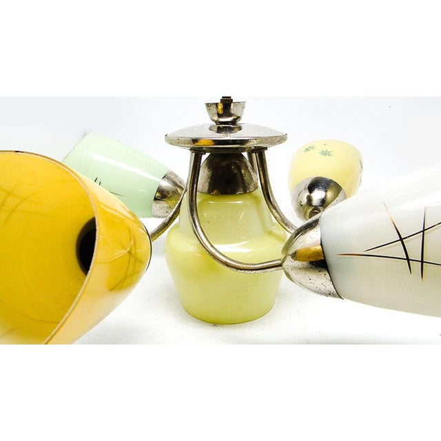 Mid-Century Ceiling Lamp from Polam, Poland, 1960s For Sale - Image 12 of 14