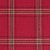 Contemporary SAMPLE - Schumacher Blackburn Merino Plaid Fabric In Crimson For Sale - Image 3 of 3
