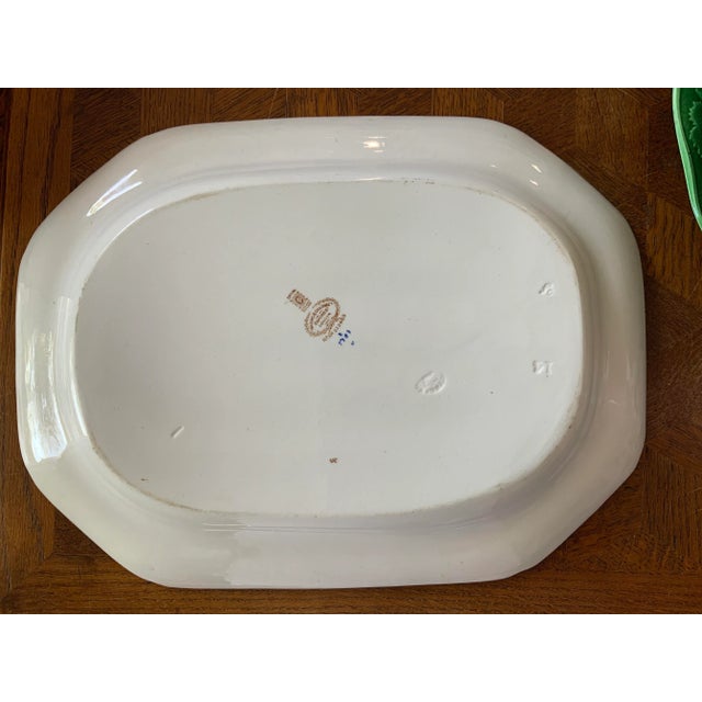 Ceramic Antique English Copeland Spode Serving Platter For Sale - Image 7 of 10