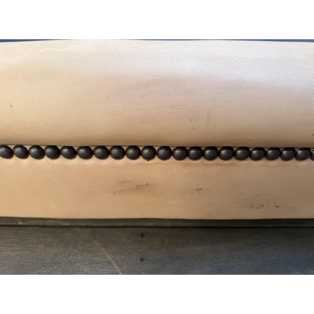George Smith Chesterfield Sofa in Nubuck Leather For Sale - Image 11 of 16