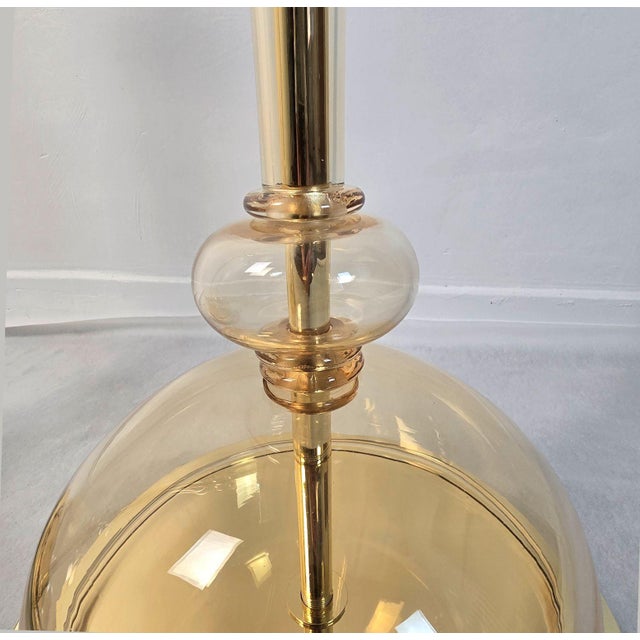 1980s Murano Glass Mid Century Modern Floor Lamps - Pair For Sale In Dallas - Image 6 of 10
