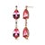 Metal 14k Yellow Gold Natural Pink Topaz and Diamond Long Drop Earrings For Sale - Image 7 of 12
