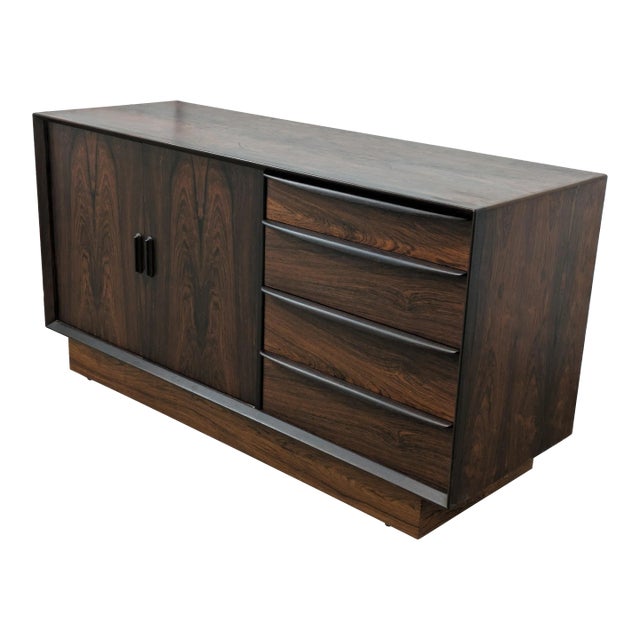 Late 20th Century Falster Rosewood Credenza For Sale