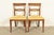 English Kindel Furniture Style Regency Carved Walnut Side Chairs or Dining Chairs, Pair For Sale - Image 3 of 13