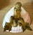 Shell French Scallop Shell Bowl on Brass Pedestal Base For Sale - Image 7 of 9
