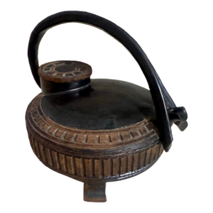 Vintage Sculptural Artisan Studio Pottery Teapot Signed