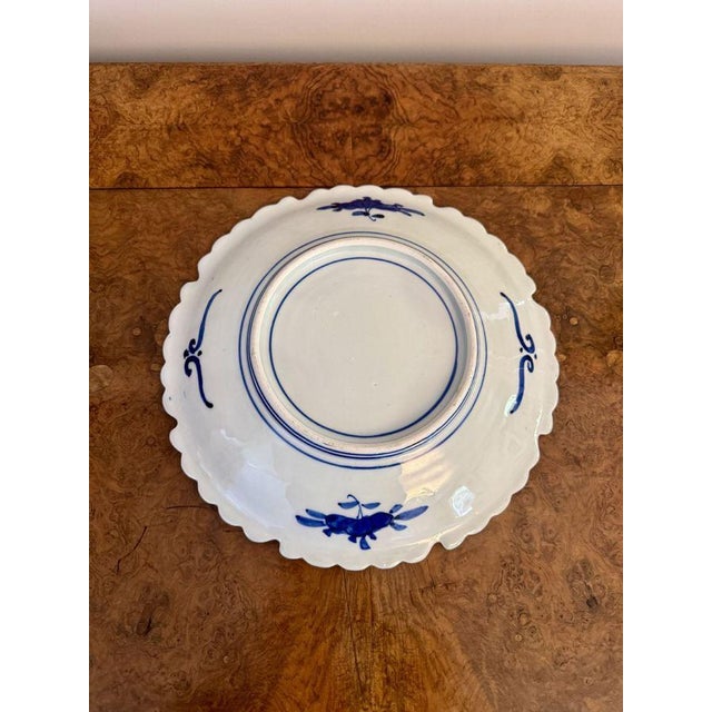 Antique Japanese Imari Plate, 1900s For Sale - Image 4 of 6