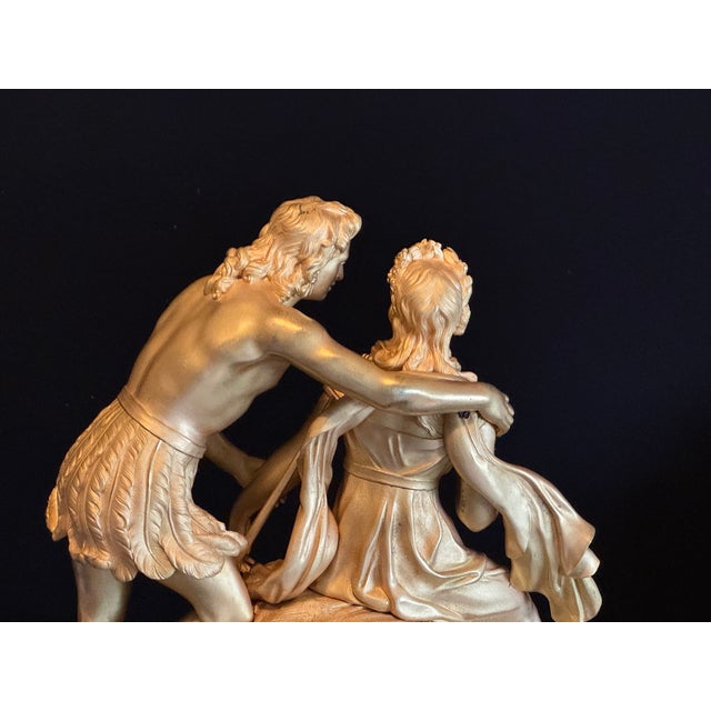 Clock 1830 French Louis Philippe Gold Ormolu Bronze Antique For Sale - Image 16 of 18