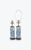 Pair of Blue and White Potcelain Table Lamps- Chinoiserie Floral Ceramic Lamps For Sale - Image 4 of 4