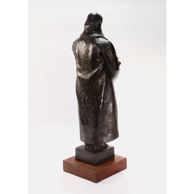 Metal Elder, a Full Figure Male Bronze Sculpture by Julia Levitina For Sale - Image 7 of 16