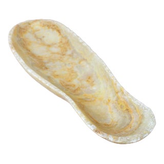 Premium Onyx Bowl with Raw Edge For Sale