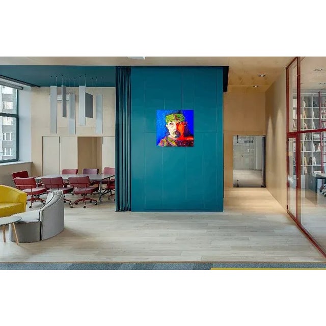 Modern Pop Art Portrait (Original Oil Painting) For Sale In Reno/Lake Tahoe - Image 6 of 6