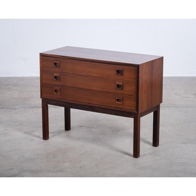 Danish Mid-Century Rosewood Chest of Drawers, 1960s For Sale - Image 3 of 11