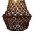 Chocolate Macrame Margo Boho Pendant Light Large For Sale In Los Angeles - Image 6 of 10
