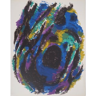 Alfred Manessier, Composition en couleurs, Lithograph For Sale