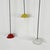 Mid-Century Modern Tricolour Ceiling Lights from Stilnovo, 1980s, Set of 3 For Sale - Image 3 of 10