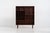 Rosewood bookcase by Aejm Møbler (Denmark, 1960s). Minimalist Danish bookcase crafted in richly grained rosewood. The...