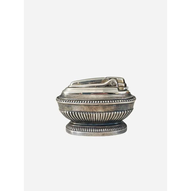 Queen Anne Silver Metal Table Lighter, 1940s For Sale - Image 10 of 10