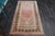 Pink 1970s Vintage Handmade Wool Cotton Pink Area Rug For Sale - Image 8 of 11