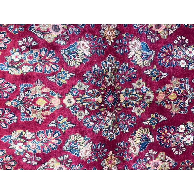 Antique Persian Sarouk Rug, 3'3" X 5'3" For Sale In Chicago - Image 6 of 8