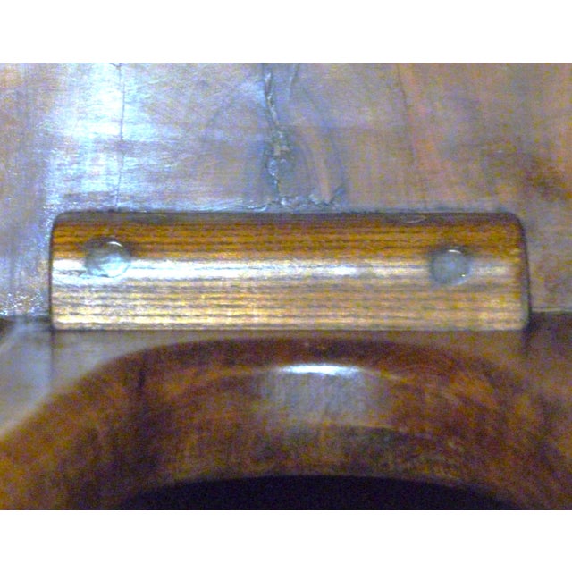 Sculptural Olive Wood Chair from Maison Dubosq, 1970s For Sale - Image 7 of 8