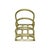 Mid 20th Century Large Brass Letter Rack For Sale - Image 4 of 6