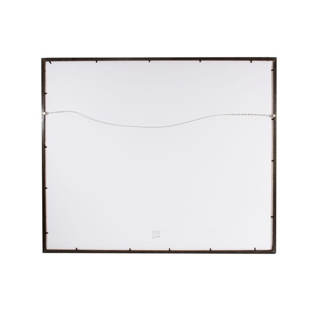 Orange Abstract Mixed Media Painting by James L. Bruch For Sale - Image 8 of 8