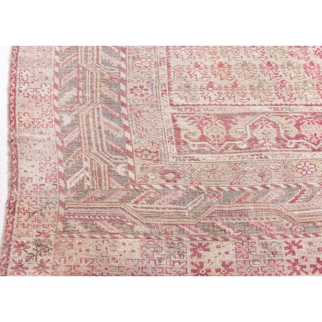 Brown Authentic Turkish Ghiordes Rug from the 19th Century For Sale - Image 8 of 12