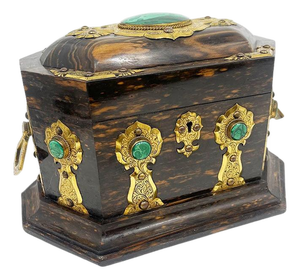 English Tea Caddy by P. & F. Schäfer, London, England, 19th Century