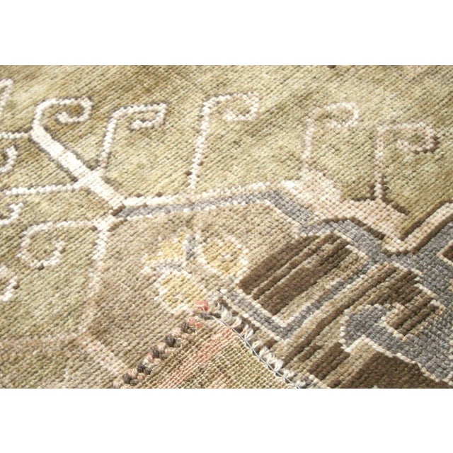 1960s Turkish Oushak Rug For Sale - Image 4 of 7