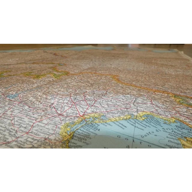 Opera Cartographic Mirabile Card from North Sea to the Mediterranean and Ethnographic Europe from C. T. I. Milan, Italy, 1939, Set of 3 For Sale - Image 3 of 18