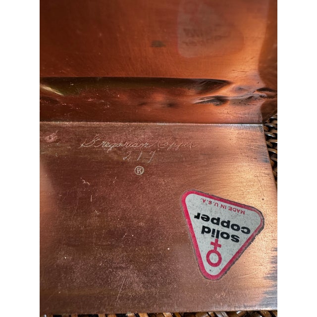 1970s Signed Gregorian Copper Sailboat Bookends American Made Nautical Decor Pair For Sale In Portland, OR - Image 6 of 10