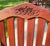 Wood 1990s Exceptional Vintage Hand-Carved Estate-Quality 5-Piece Solid Teak Patio Dining Set For Sale - Image 7 of 13