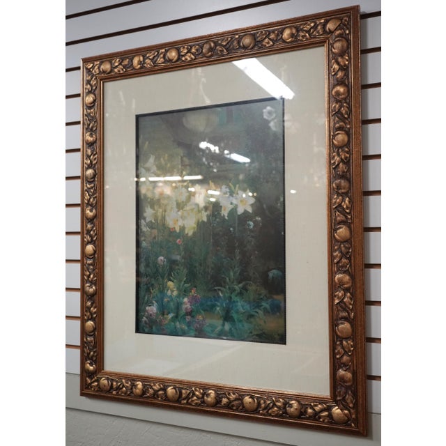 Age: Approx. 30 Years Old Details: By Walter Osborne Vibrant Colors & Details Professionally Matted & Framed Quality Print...