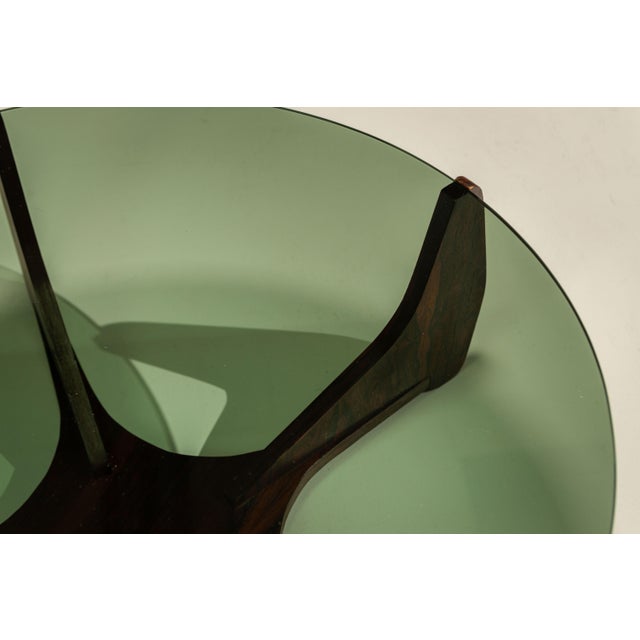 Round Coffee Table Veneered in Rosewood, Italy, 1960s For Sale - Image 7 of 12