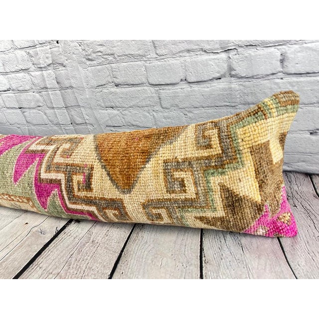Vintage Pillow Case Turkish Rug Pillow Decorative Rug Pillow Dry cleaning only. PILLOW INSERT IS NOT INCLUDED