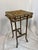 Antique French Napoleon III Bamboo Tabouret, Tasseled Top, PLM Rail Label For Sale - Image 11 of 15