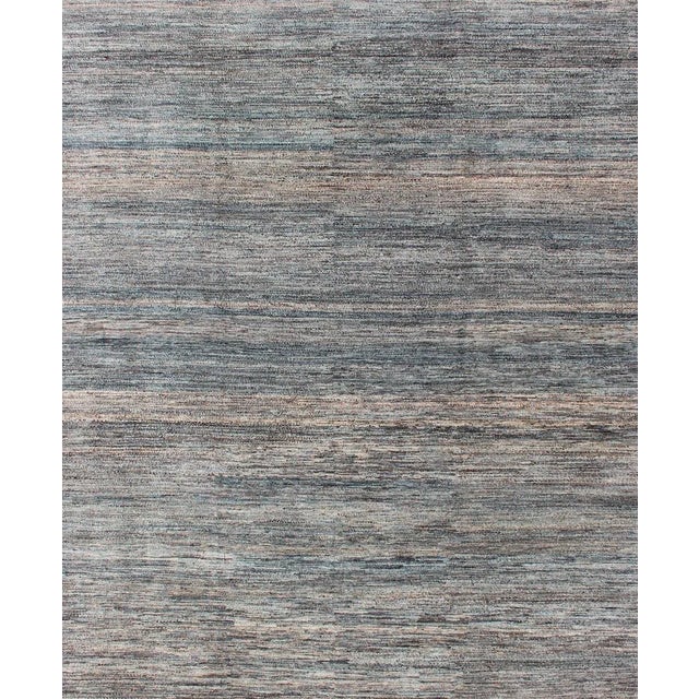 Shabby Chic Fine Modern Rug in Variegated Design by Keivan Woven Arts For Sale - Image 3 of 13