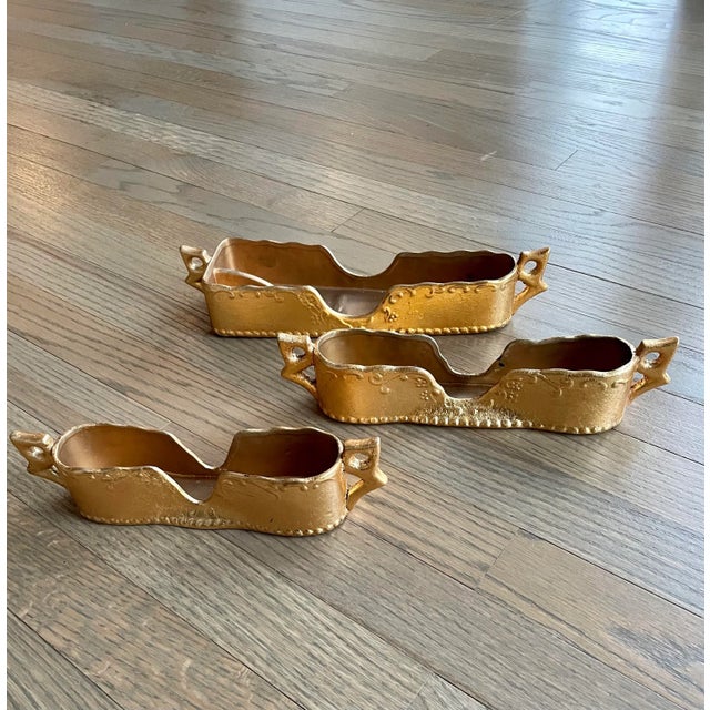 Art Nouveau 2000s Decorative Utensil Holders - Set of 3 For Sale - Image 3 of 3