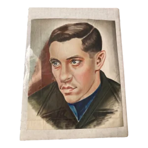 1940s Portrait Print of a Handsome Gentleman