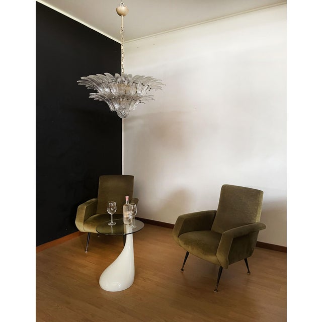 Murano Chandelier in Transparent Glass, 1990s For Sale - Image 12 of 18