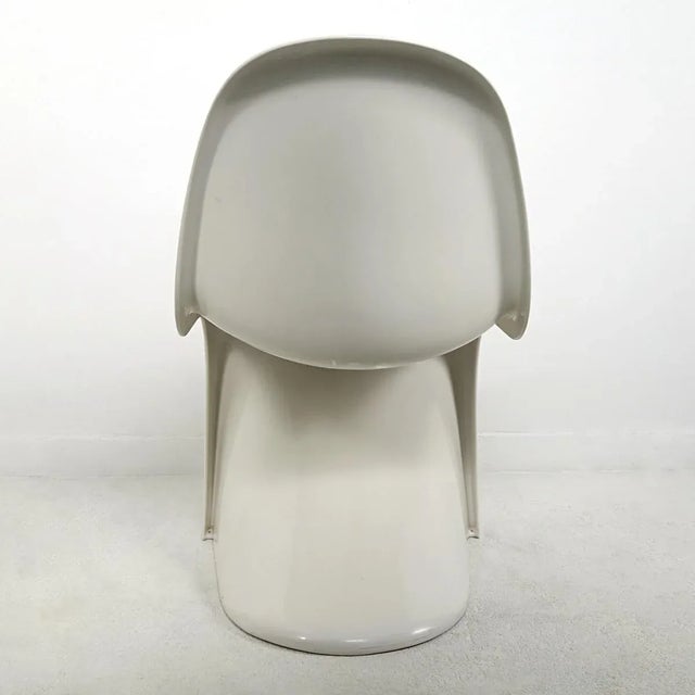 White Gloss White S-Chair by Verner Panton for Herman Miller, 1971 For Sale - Image 8 of 12