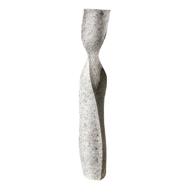 Sculptural Tall Floor Vase by Donatas For Sale