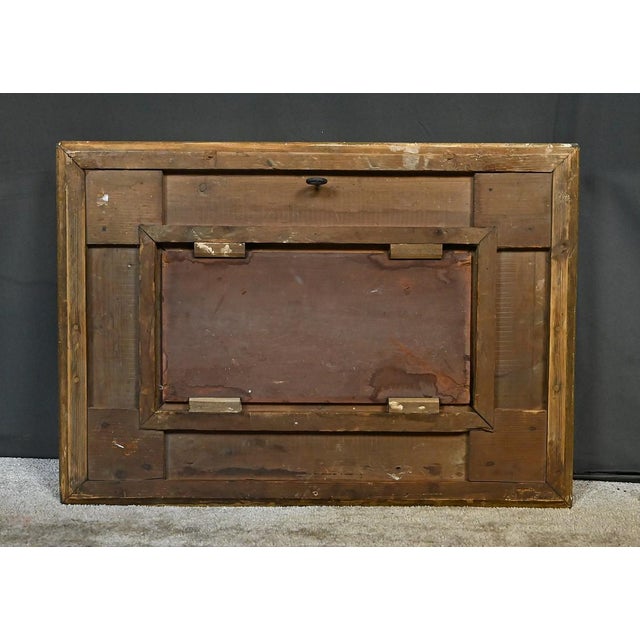 French School Artist, Sailboats on the Mediterranean, Oil on Panel, 19th Century, Framed For Sale - Image 16 of 18