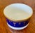 Royal Worcester 1980s Royal Worcester Imperial Bone China Gold Cobalt Blue Cream Jug & Sugar Bowl- 2 Pieces For Sale - Image 4 of 5
