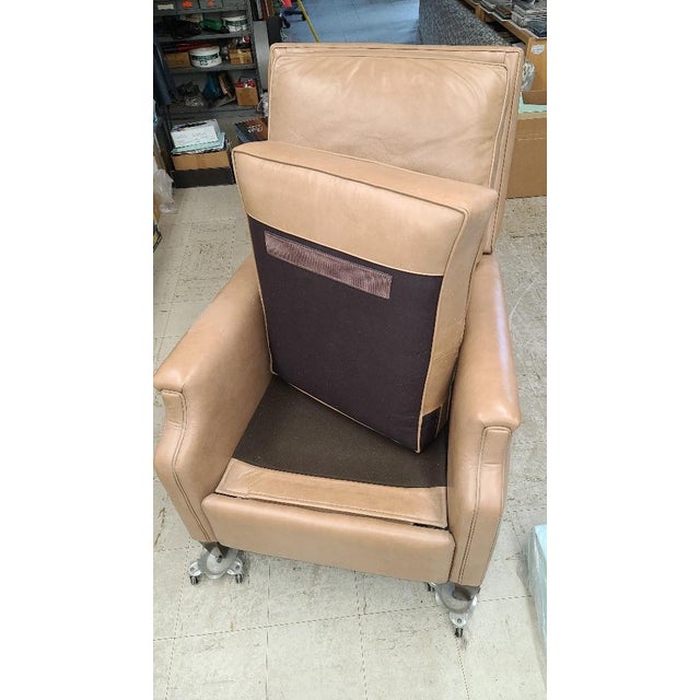 Taylor King Leather Recliner For Sale - Image 9 of 12
